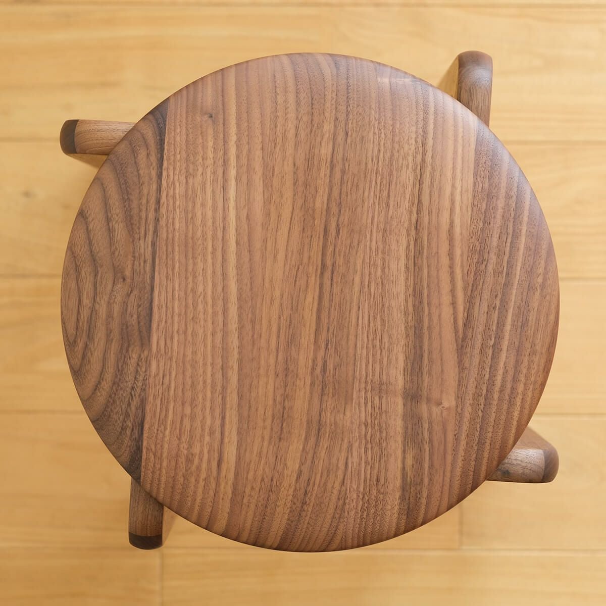 DENTO LISCIO スツール　木製　ウォールナット LISCIO | Stool (4本脚スツール) | DENTO STORE | 額縁・家具ブランド
