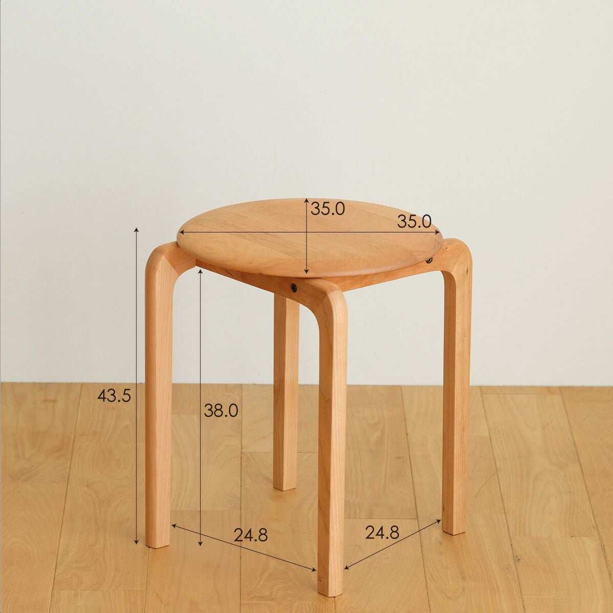 LISCIO | Stool (4本脚スツール) | DENTO STORE | 額縁・家具ブランド