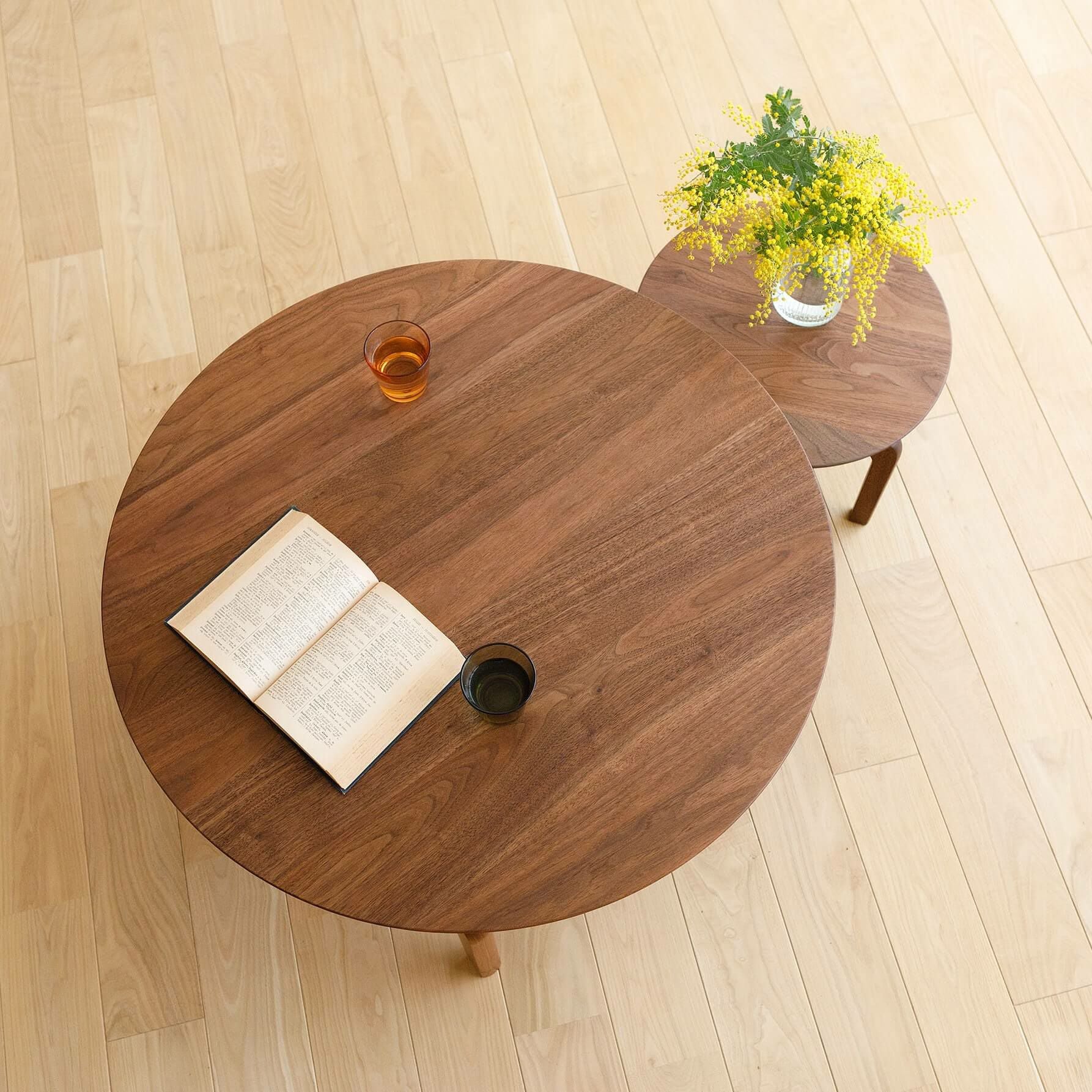 LISCIO | Circle Low Table 直径42cm (ローテーブル) | DENTO STORE