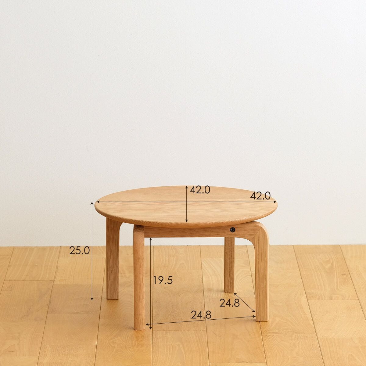 円柱 ロースツール ローテーブル LISCIO | Circle Low Table 直径42cm (ローテーブル) | DENTO STORE