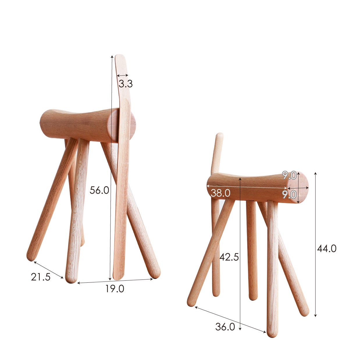 ES | stool &Shoehone (スツール) | DENTO STORE | 額縁・家具ブランド