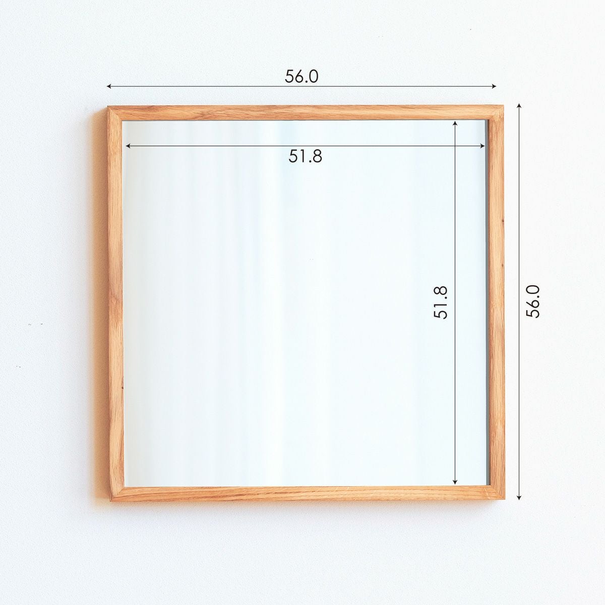 MIRROR | SANO 56×56cm (ミラー) | DENTO STORE | 額縁・家具ブランド