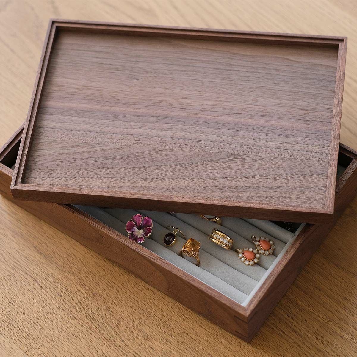 FAVORMADE | Jewelry Case / ジュエリー収納ケース (ベロア仕切り付き
