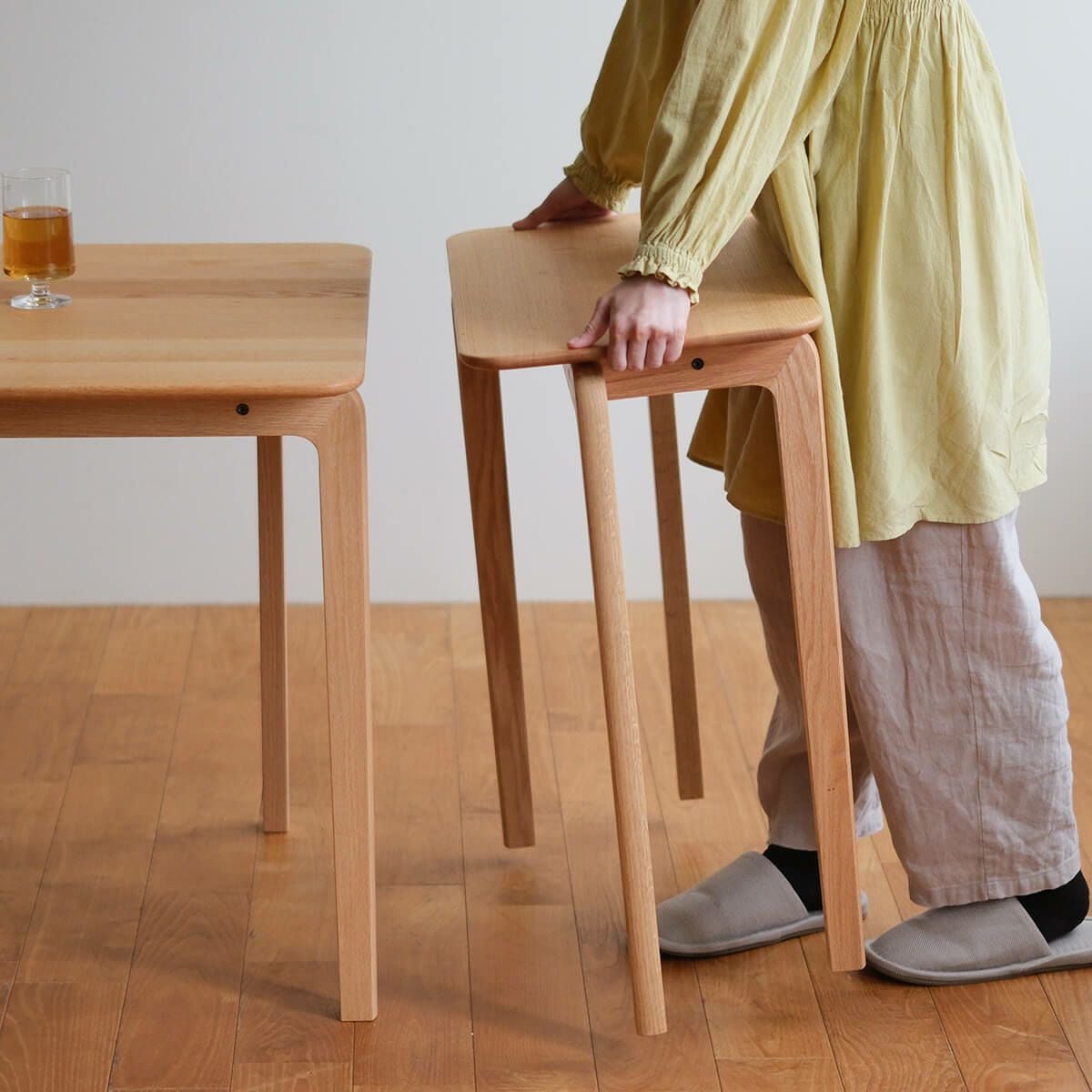 LISCIO | Dining Table 42×84cm (ダイニングテーブル) | DENTO STORE