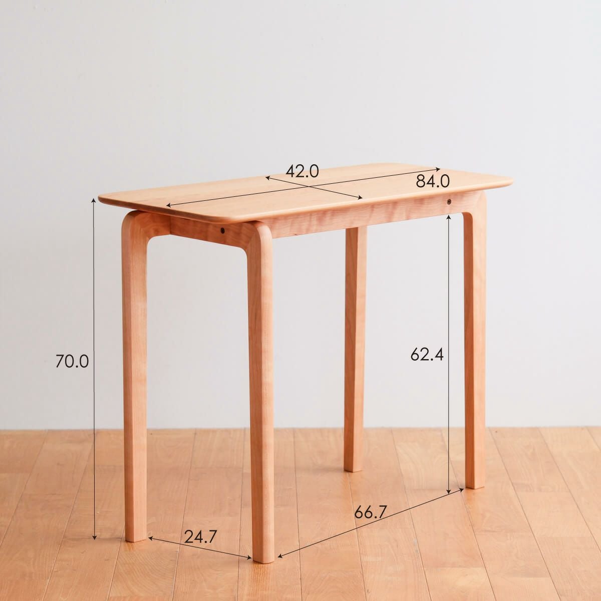 LISCIO | Dining Table 42×84cm (ダイニングテーブル) | DENTO STORE