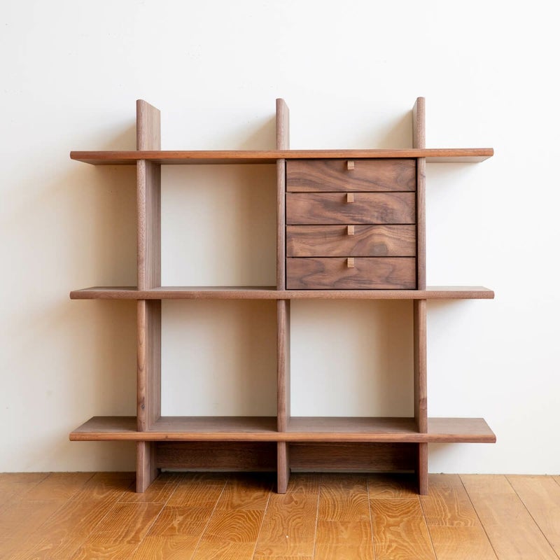 【アウトレット】LISCIO Shelf 98 ウォールナット